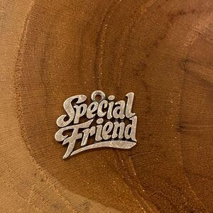RETIRED James Avery Special Friend Charm, Sterling Silver
